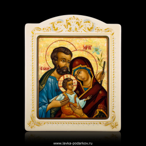 Икона "Святое семейство" с перламутром, фотография 0. Интернет-магазин ЛАВКА ПОДАРКОВ